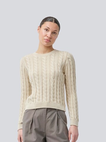 modström Sweater 'Sabre' in Beige: front
