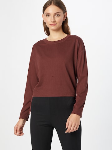 ABOUT YOU Longsleeve 'Maithe' in Braun: predná strana