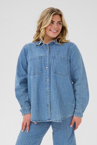 KAFFE CURVE Shirts 'Reeca' i blå