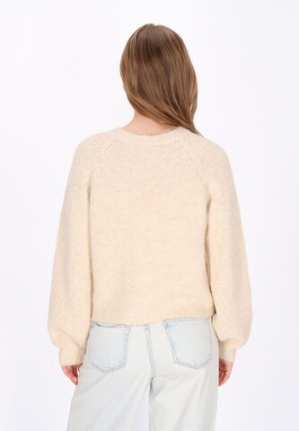 MYMO Knit cardigan in Beige
