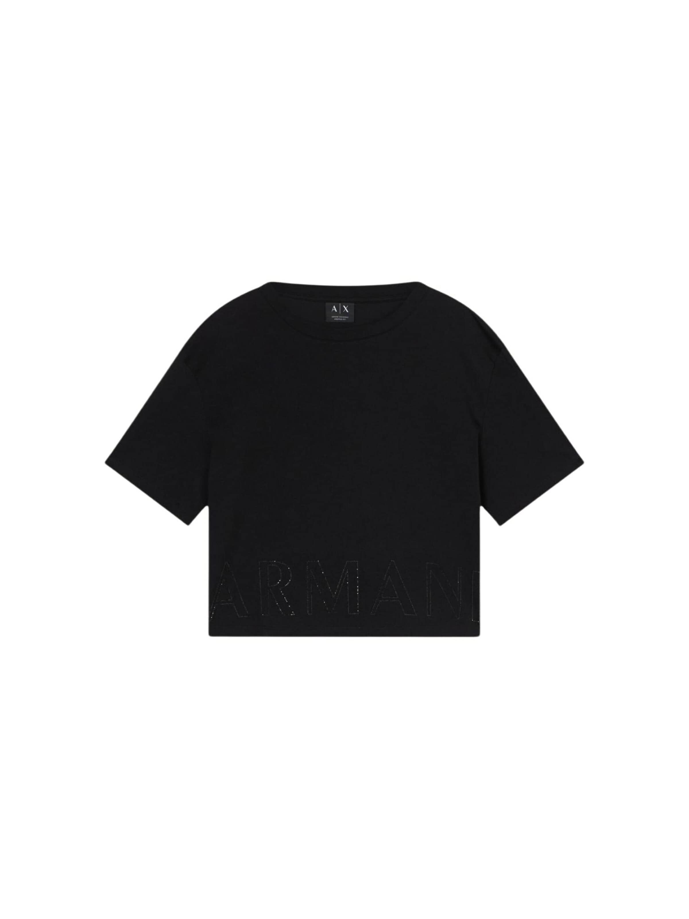 Maglietta 'XW001709 AF17172' in L ARMANI EXCHANGE di colore nero, Visualizzazione prodotti