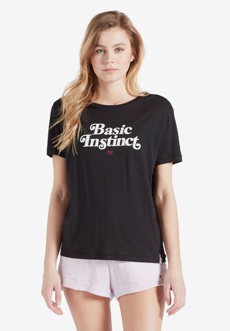 khujo Shirt 'Banani Instinct' in Zwart: voorkant