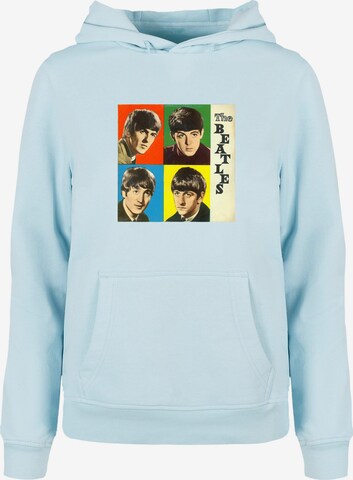 Merchcode Sweatshirt 'Ladies Beatles' in Blauw: voorkant