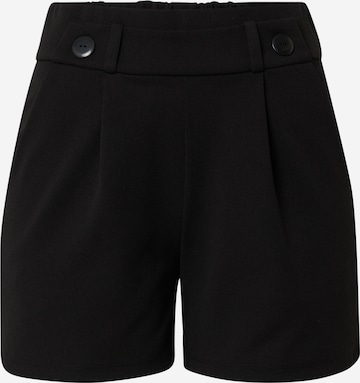 JDY Regular Pleat-Front Pants 'Geggo' in Black: front