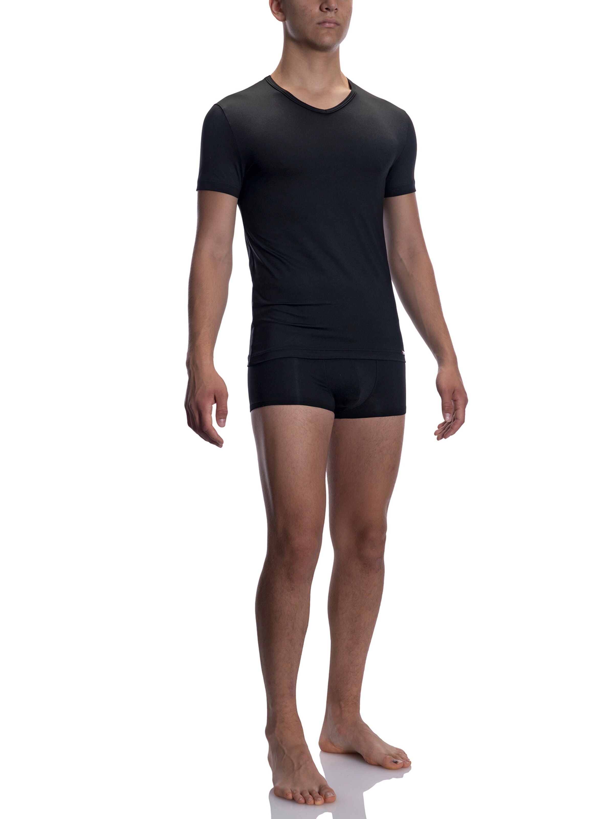 Olaf Benz - Camiseta térmica ' V-Neck RED 2059 ' en negro