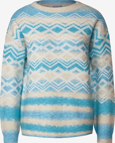 STREET ONE Sweater in Light blue / White, Item view