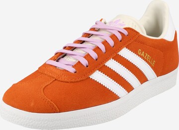 ADIDAS ORIGINALS Rövid szárú sportcipők 'Gazelle' - narancs: elől