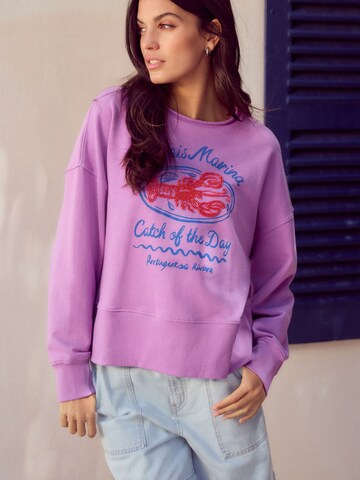 Sweat-shirt Next en violet