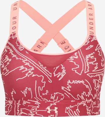 UNDER ARMOUR Bustier Sport-BH 'Infinity' in Pink: predná strana