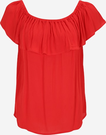 Camicia da donna 'Marrakech' di ICHI in arancione: frontale