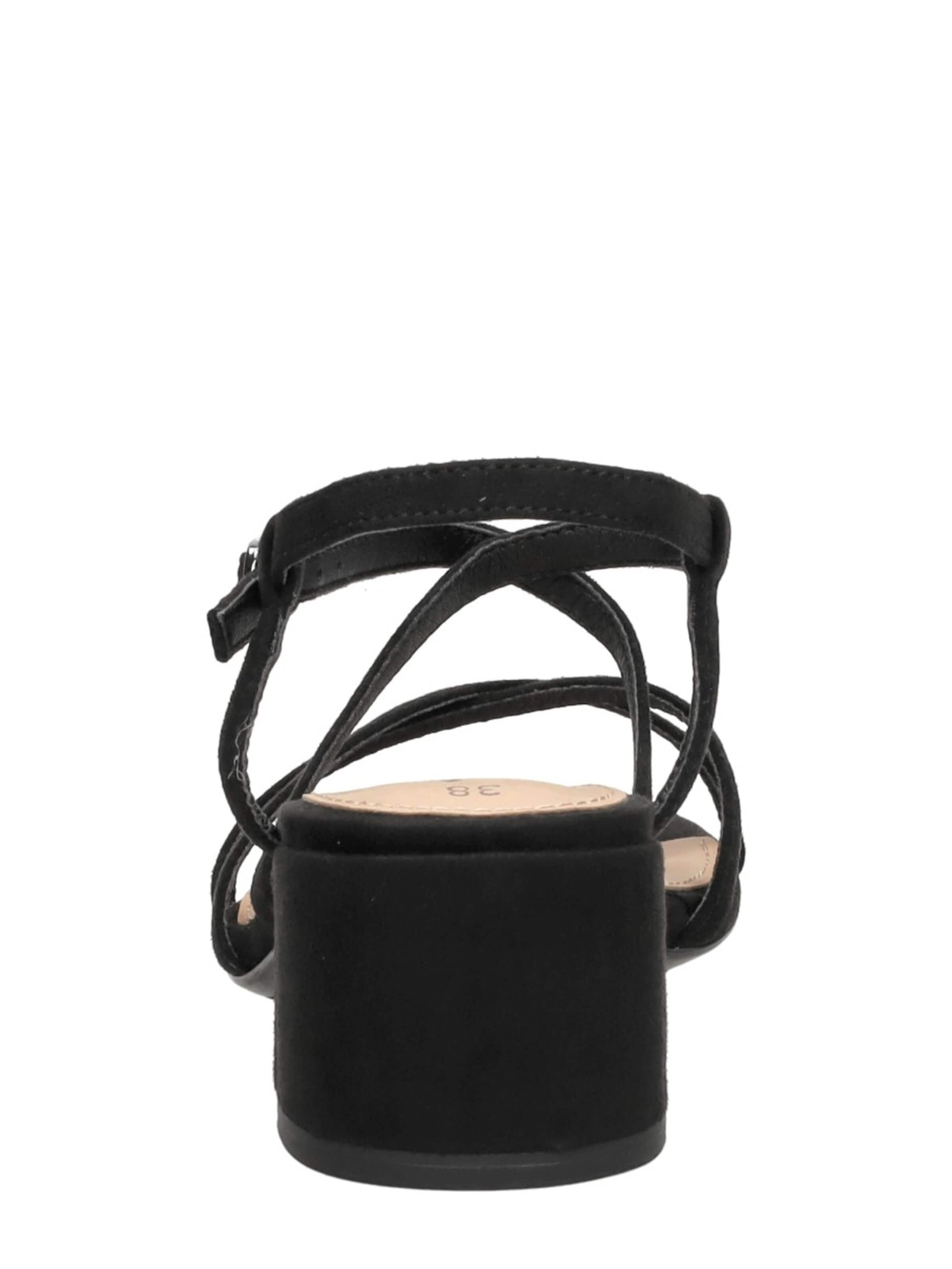 Sandales à lanières 'Hak' Tamaris en noir