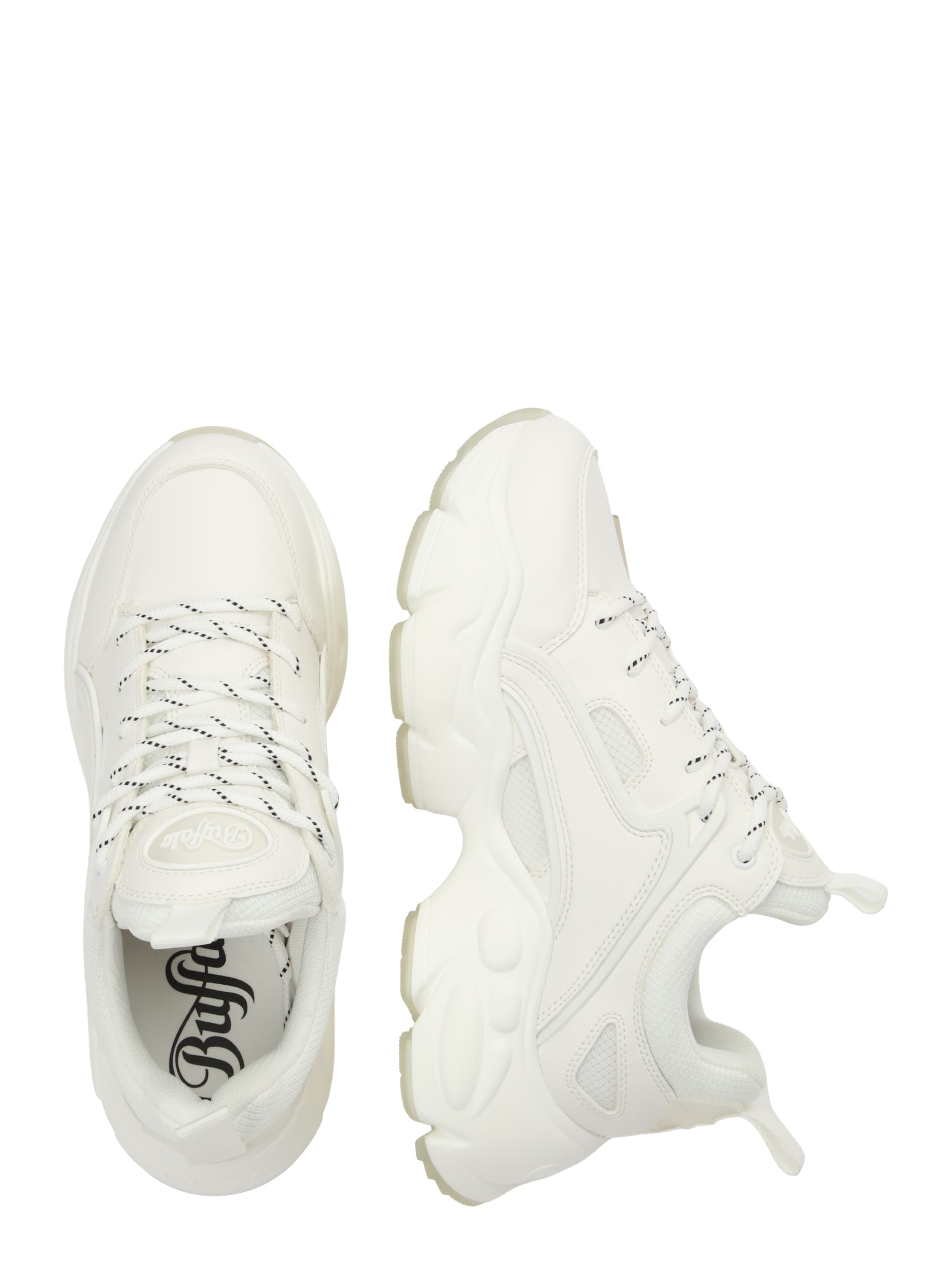 BUFFALO - Sapatilhas baixas 'BINARY' em branco