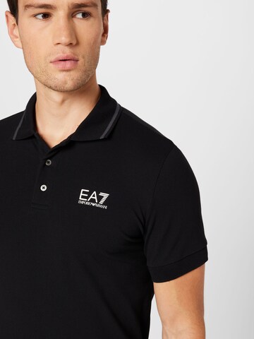 EA7 Emporio Armani Poloshirt in Schwarz