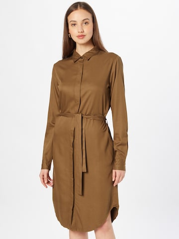 ThokkThokk Skjortklänning i brun: framsida