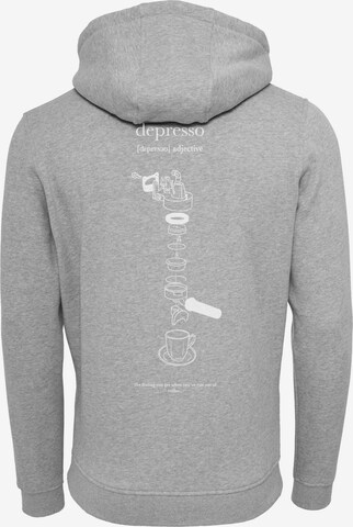 MT Men Sweatshirt 'Depresso' in Grau