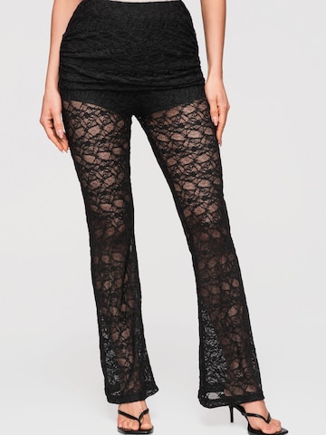 Ombre Wide Leg Bukser i sort