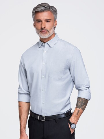 Ombre - Ajuste regular Camisa en azul