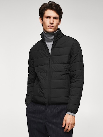 MANGO MAN Between-Season Jacket 'Gorry' in Black: front