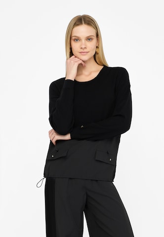 Pullover 'Better' di Liu Jo in nero: frontale