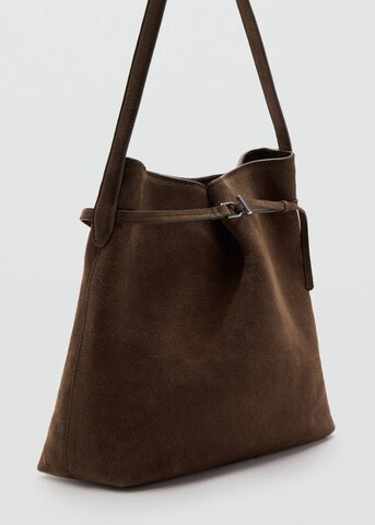 MANGO Shoulder Bag in Brown