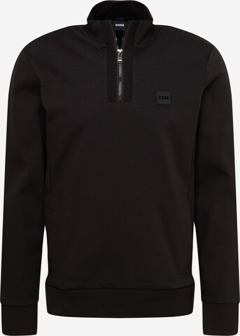 BOSS Black - Sweatshirt 'Sidney' em preto: frente