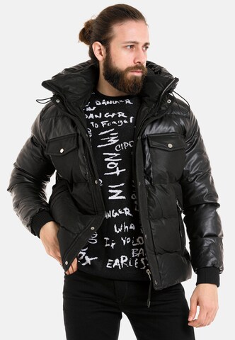 CIPO & BAXX Winter Jacket in Black