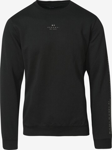 KOROSHI Sweatshirt in Zwart: voorkant