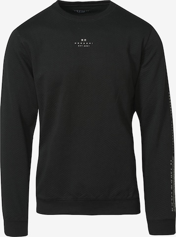 KOROSHI Sweatshirt in Black: front