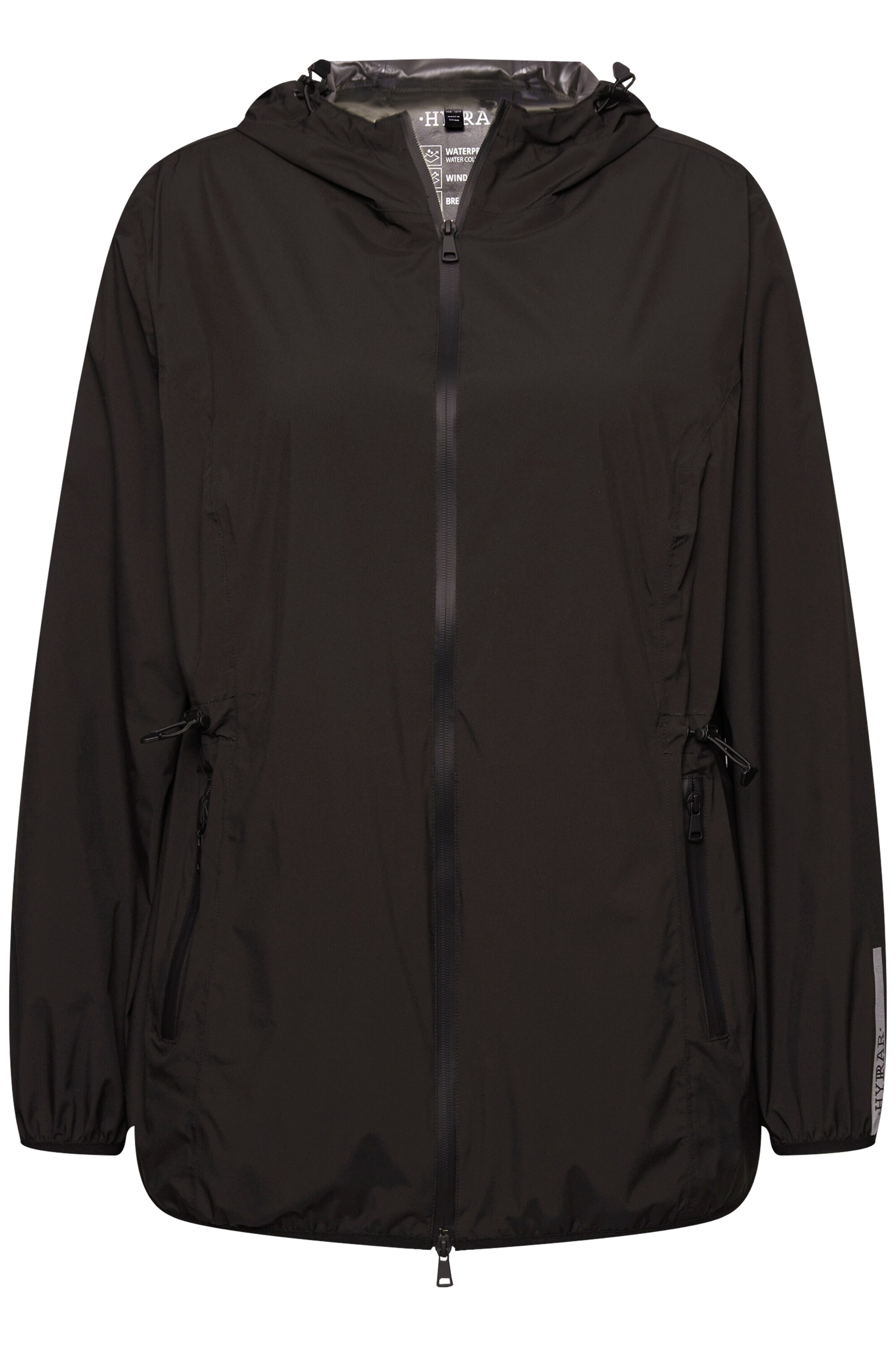 Ulla Popken Performance Jacket in Black: front