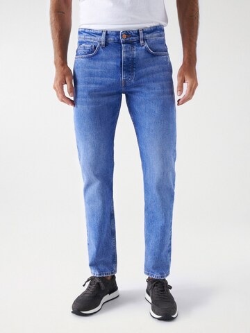 Salsa Jeans Slimfit Jeans in Blauw: voorkant