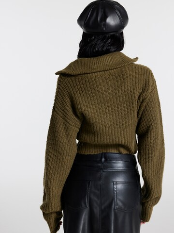 ABOUT YOU x Chiara Biasi Sweater 'Lio' in Green