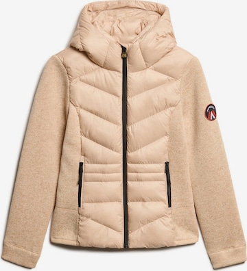Veste mi-saison Superdry en beige : devant