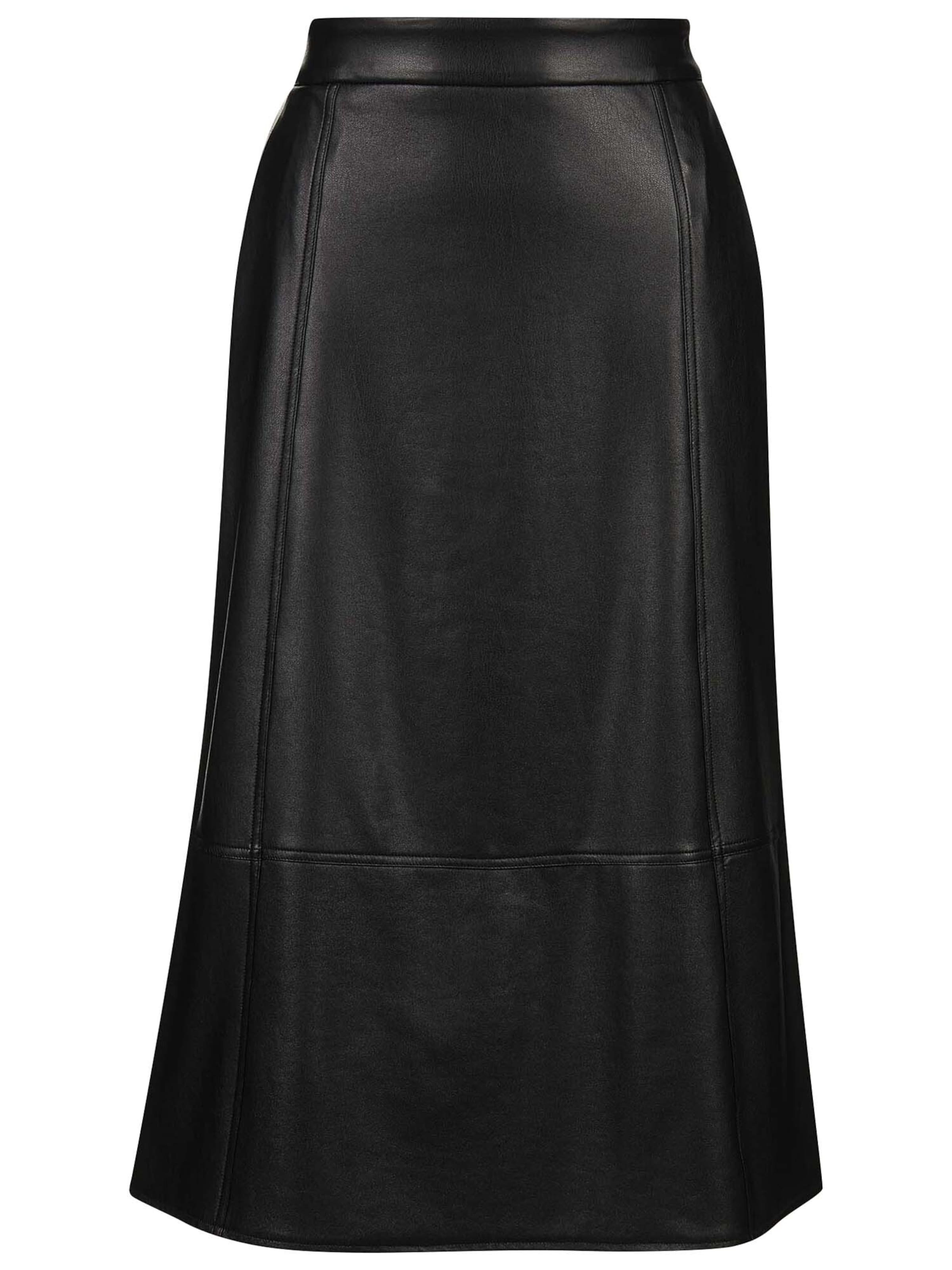 MADELEINE Rock in Schwarz: Vorderseite