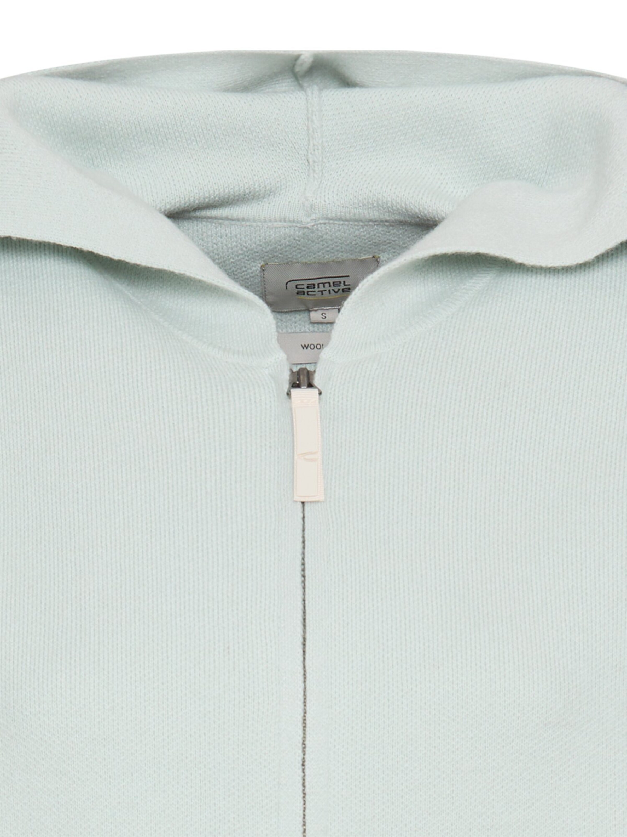 CAMEL ACTIVE Strickjacke mit Kapuze in Grün