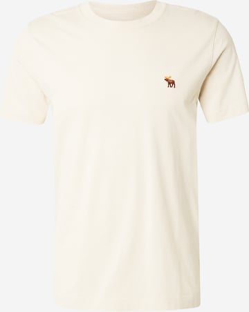 Abercrombie & FitchMajica 'LIFELIKE MOOSE' - bijela boja: prednji dio