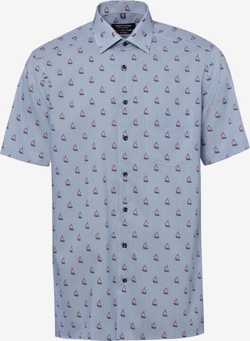Chemise Andrew James en bleu : devant