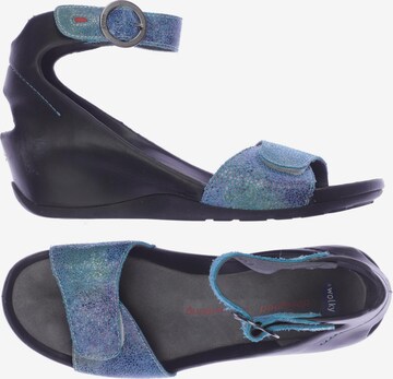 Wolky Sandalen 42 in Blau: predná strana