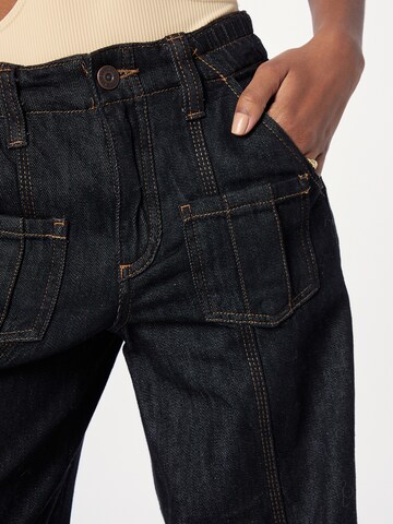 BDG Urban Outfitters Wide leg Cargojeans i blå