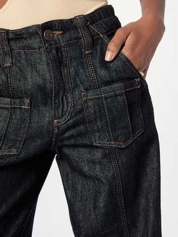 BDG Urban Outfitters Wide Leg Cargojeans i blå