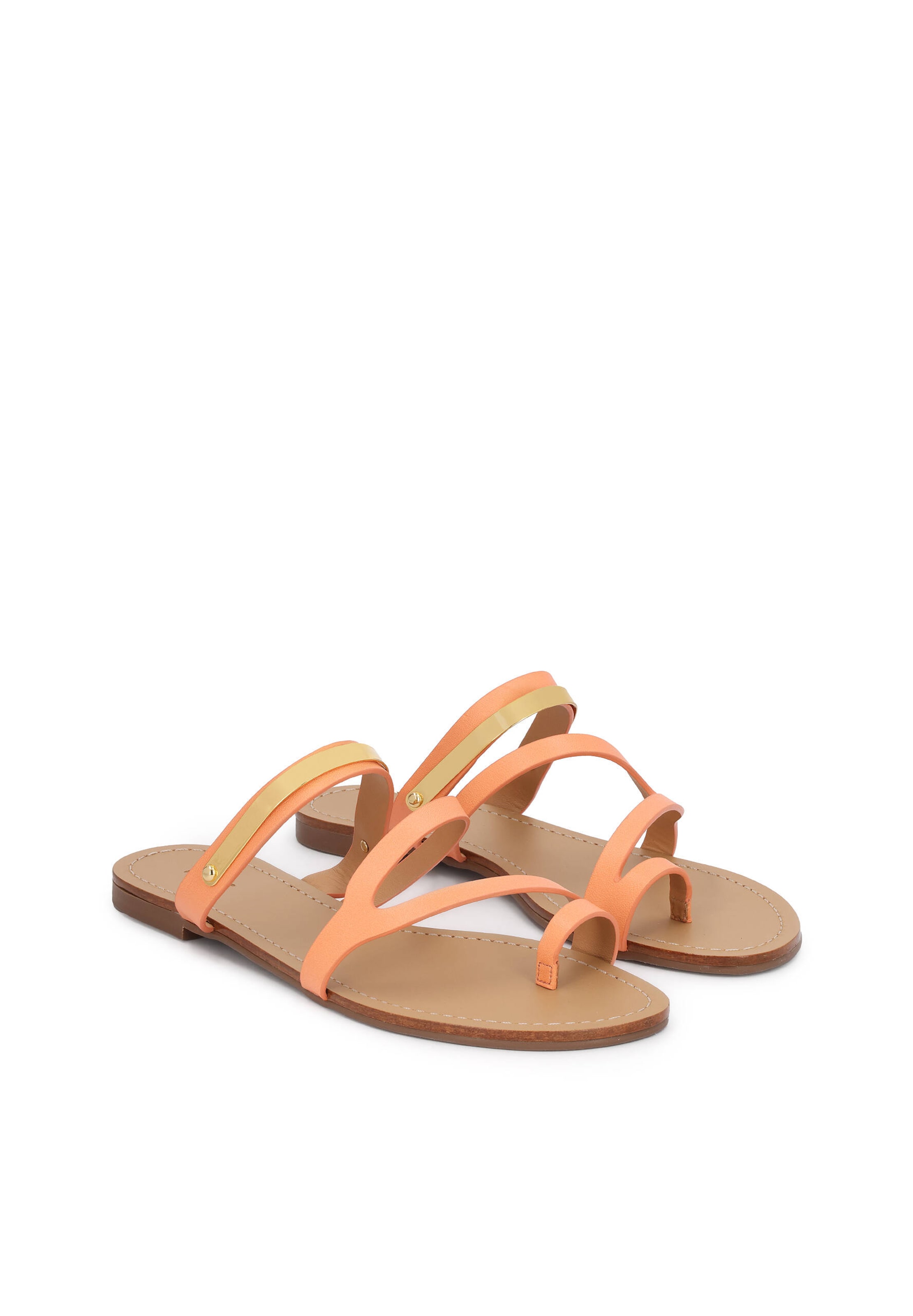 Kazar - Chinelos de dedo em laranja