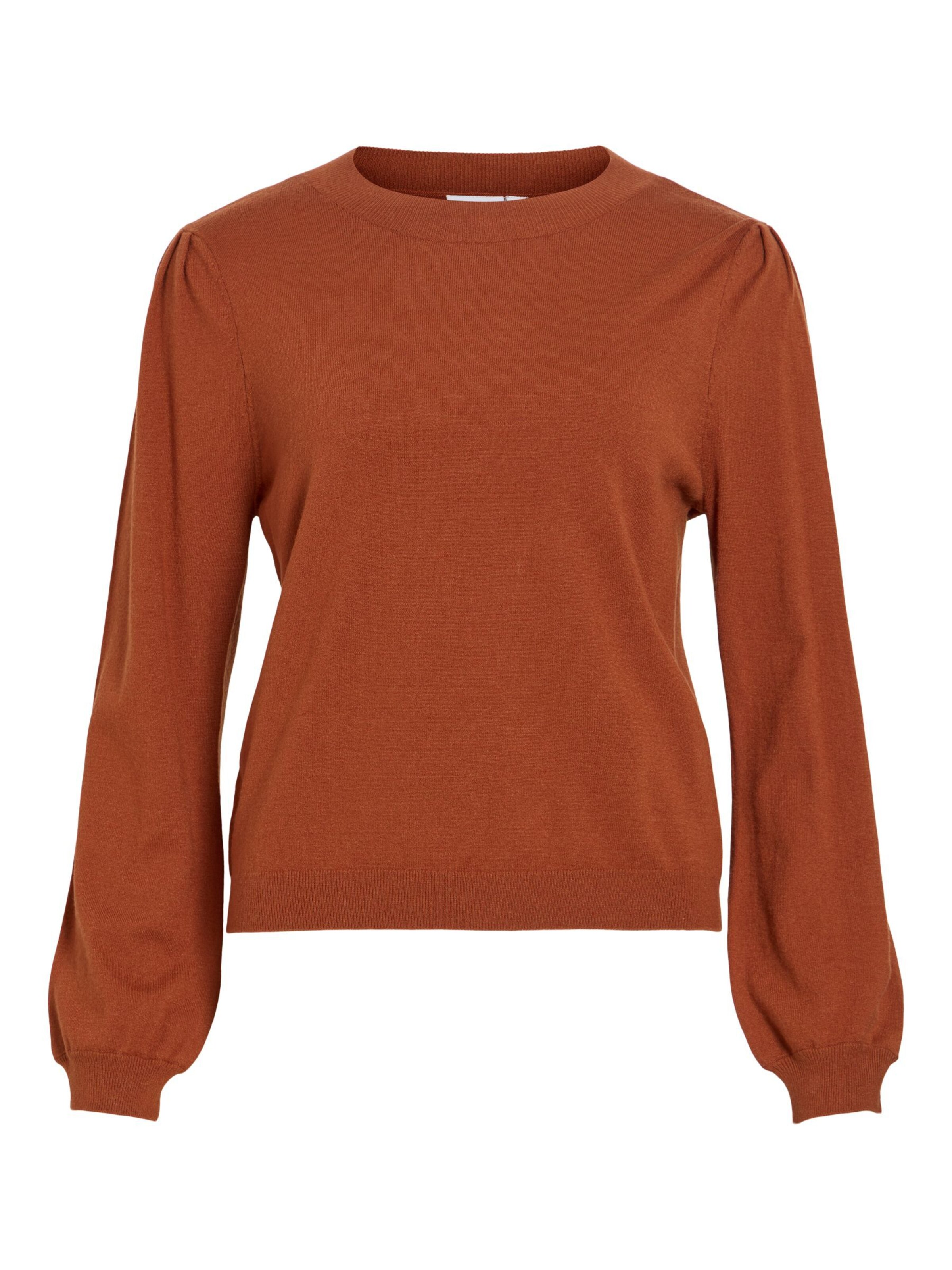 VILA Pullover 'VIElla' in XS in cognac, Produktansicht