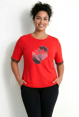 Ulla Popken T-Shirt in Rot