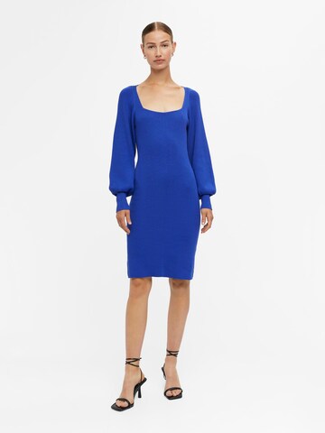 OBJECT - Vestido de punto 'Agnes' en azul