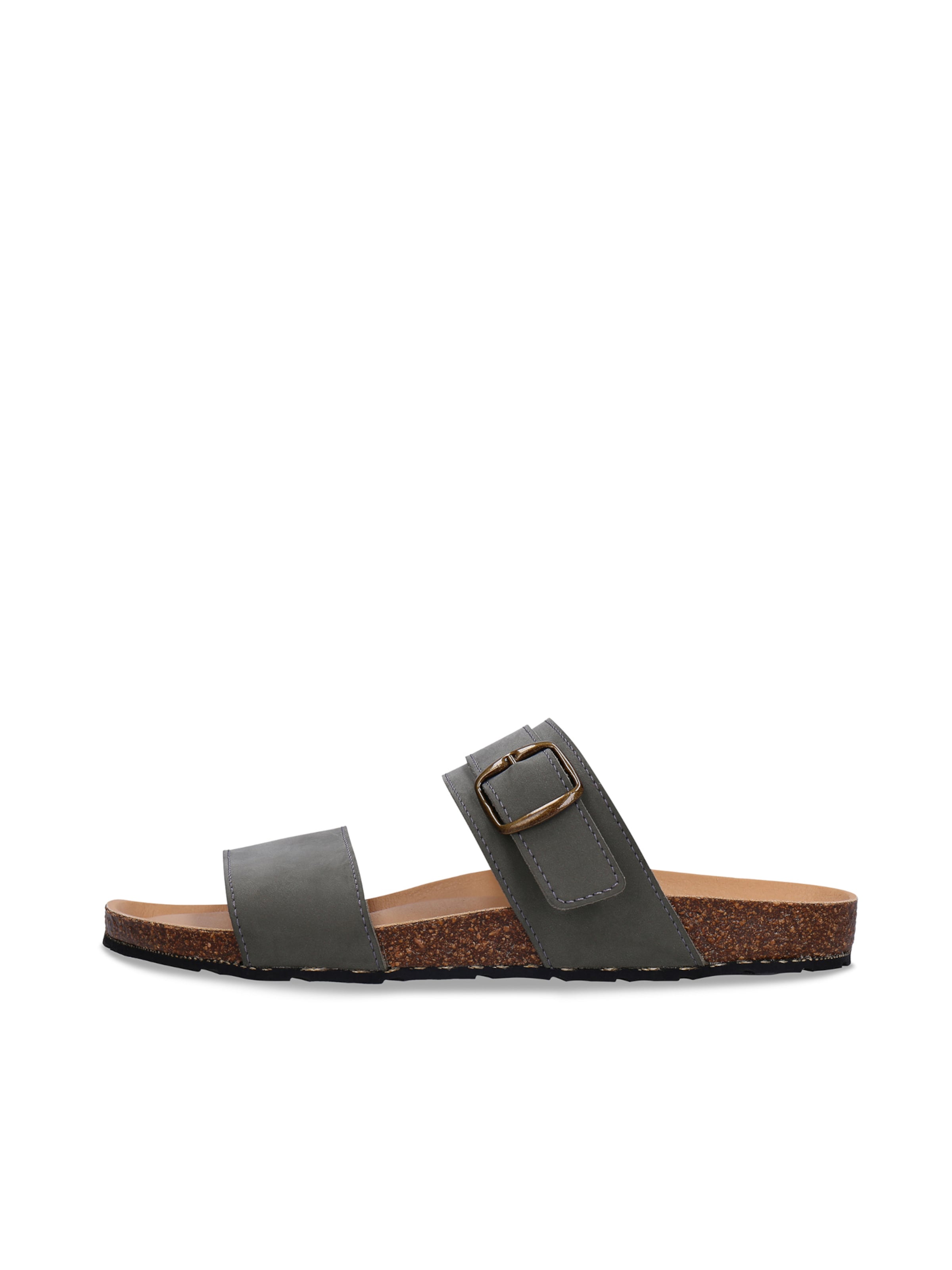 nae Vegan Shoes - Sandalias 'Rawa' en verde: frente