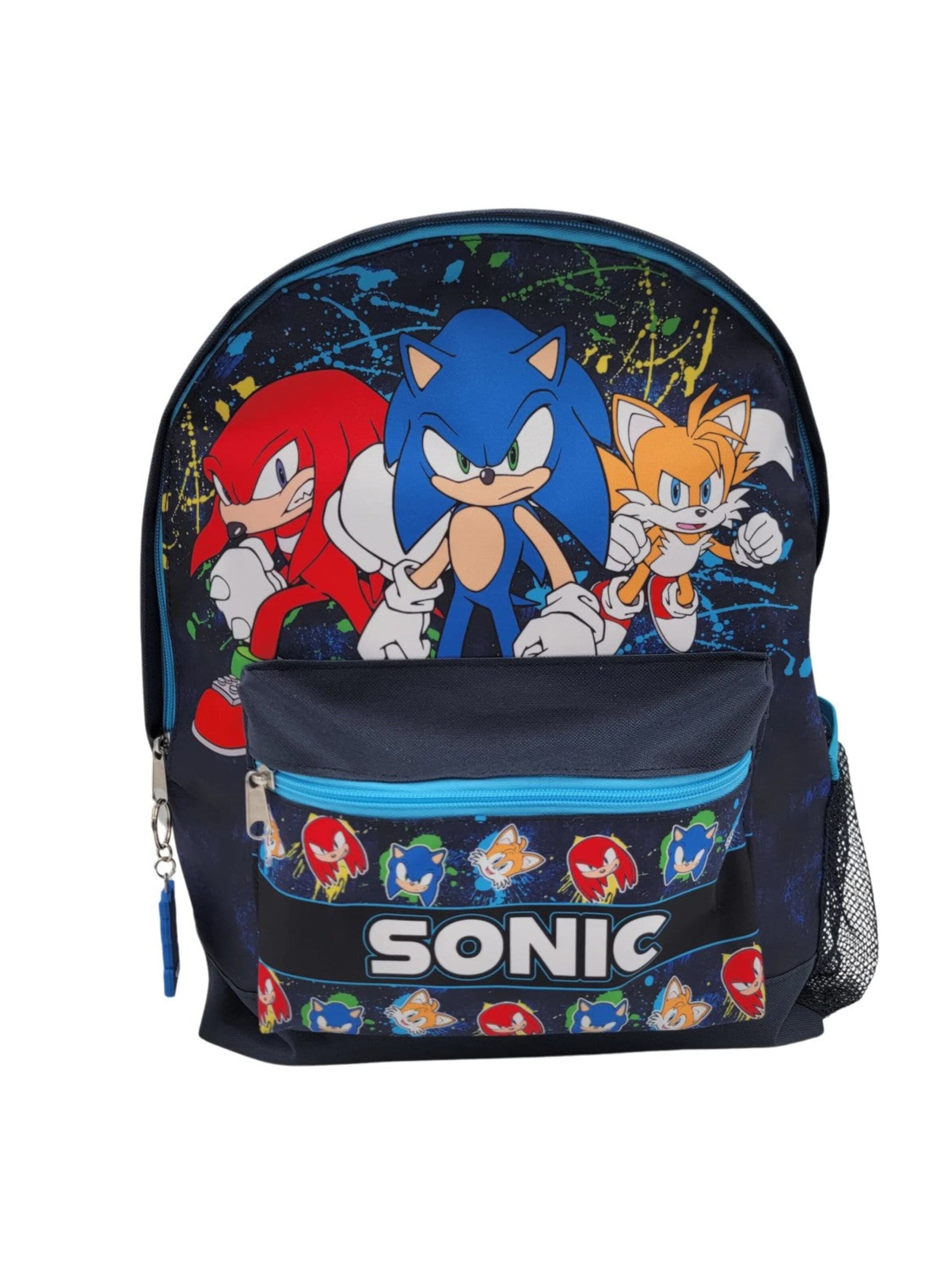 Sonic the Hedgehog Rugzak in Blauw: voorkant
