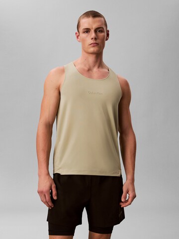 T-Shirt Calvin Klein en gris : devant