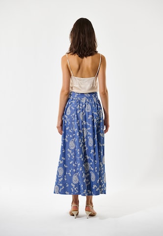Fustă 'Eddadea' de la Dea Kudibal pe albastru