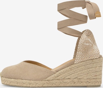 smėlio Castañer Espadrilės 'CHIARA': priekis