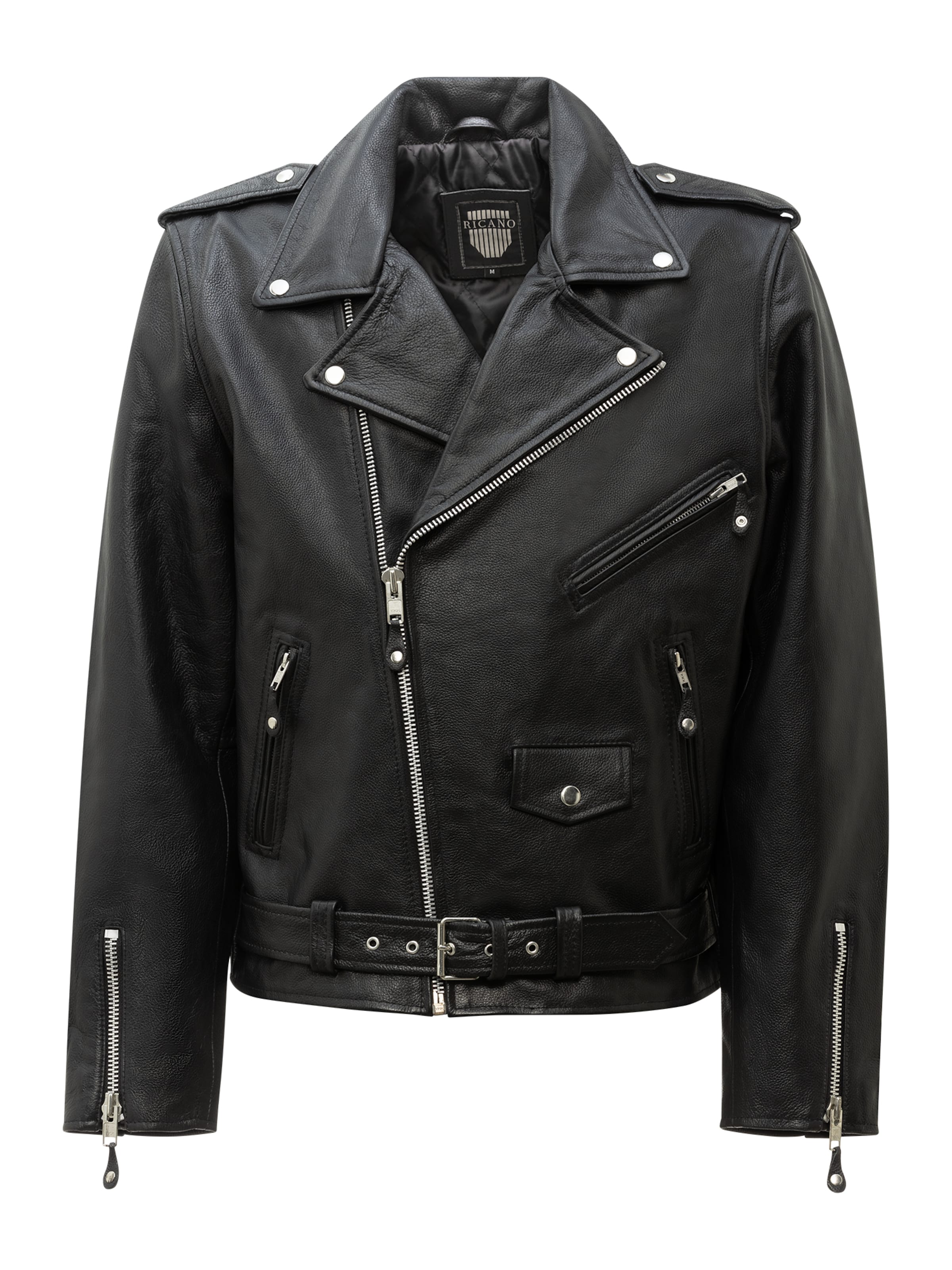 Giacca di mezza stagione 'Brando' di RICANO in nero: frontale