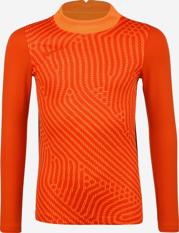 T-Shirt fonctionnel NIKE en orange : devant